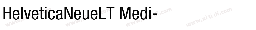 HelveticaNeueLT Medi字体转换